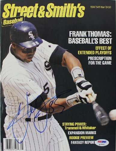 White Sox Frank Thomas Authentic Signed 1994 Baseball Magazine PSA/DNA #Q12350