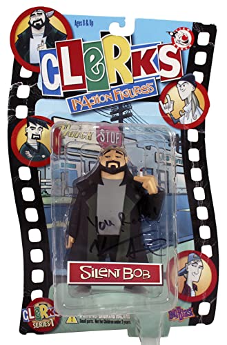 Kevin Smith Clerks "You Rock!" Signed Silent Bob Action Figure BAS #BD20007