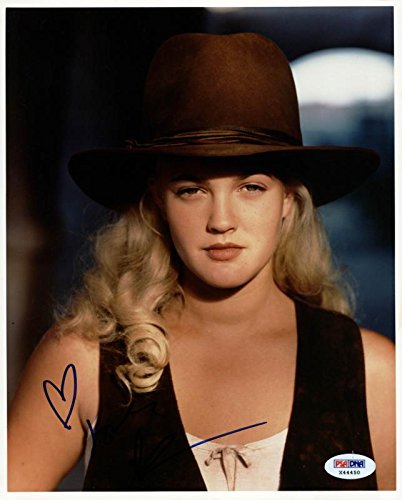 Drew Barrymore Sexy Signed Authentic 8X10 Photo Autographed PSA/DNA #X44450