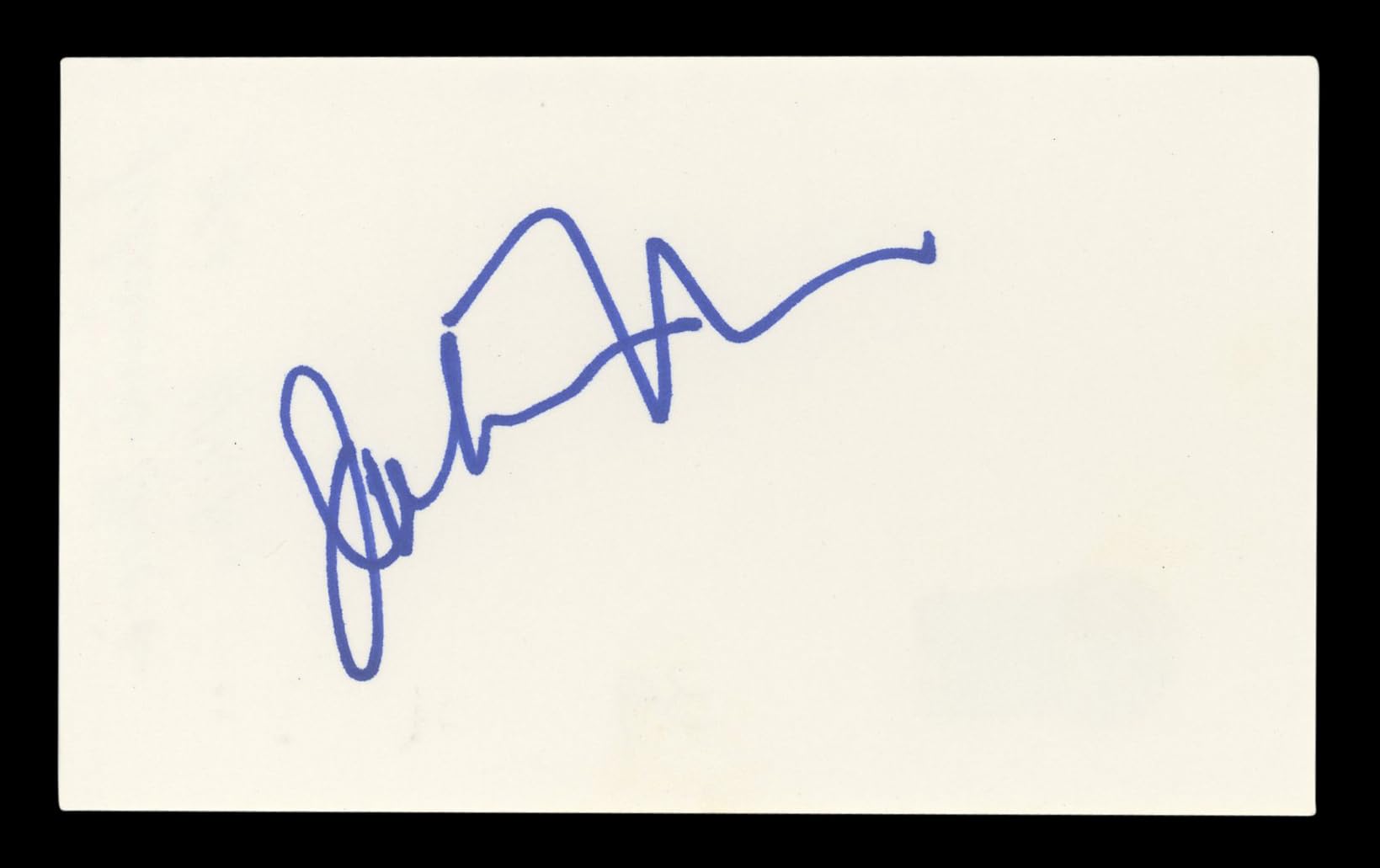 Julianne Moore Far From Heaven Authentic Signed 3x5 Index Card BAS #BL96571