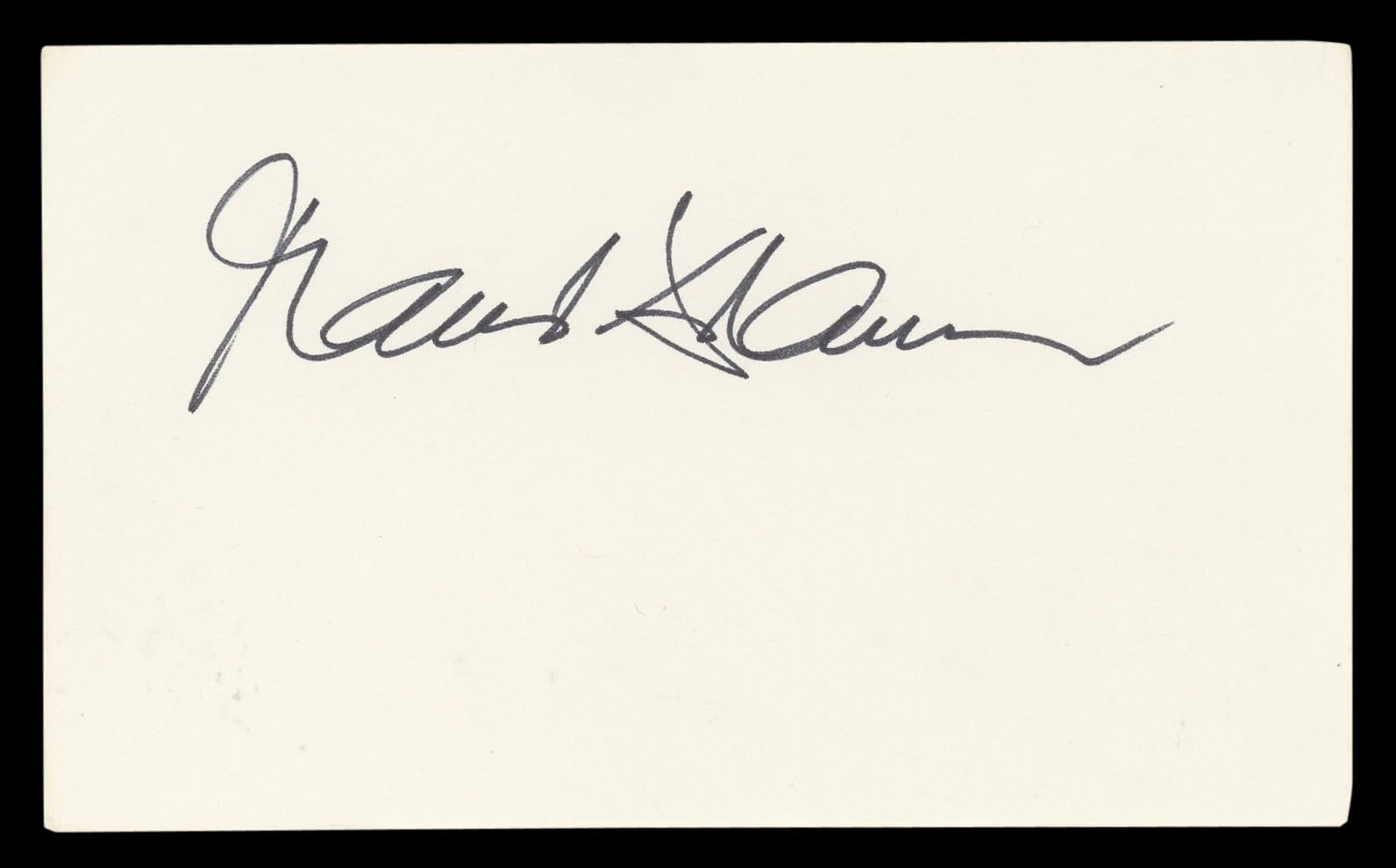Maude Adams Peter Pan Authentic Signed 3x5 Index Card Autographed BAS #BL96910