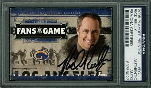 Rams Rick Reilly Authentic Signed Card 2005 Playoff Prestige #Fg - 1 PSA Slabbed