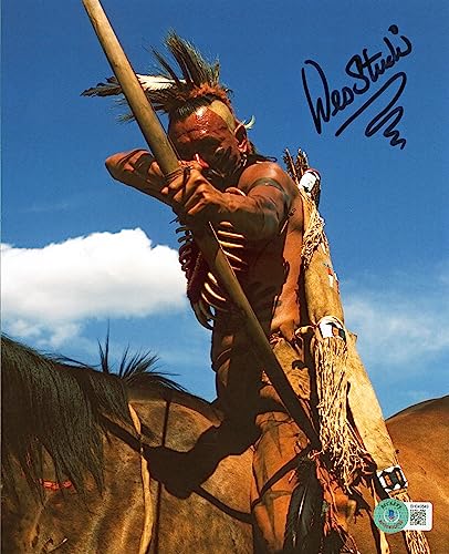 West Studi The Last of the Mohicans Authentic Signed 8x10 Photo BAS #BH049549