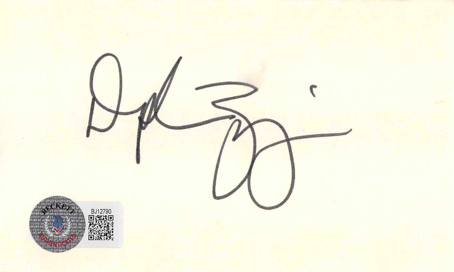 Daphne Zuniga Spaceballs Authentic Signed 3x5 Index Card BAS #BJ12790