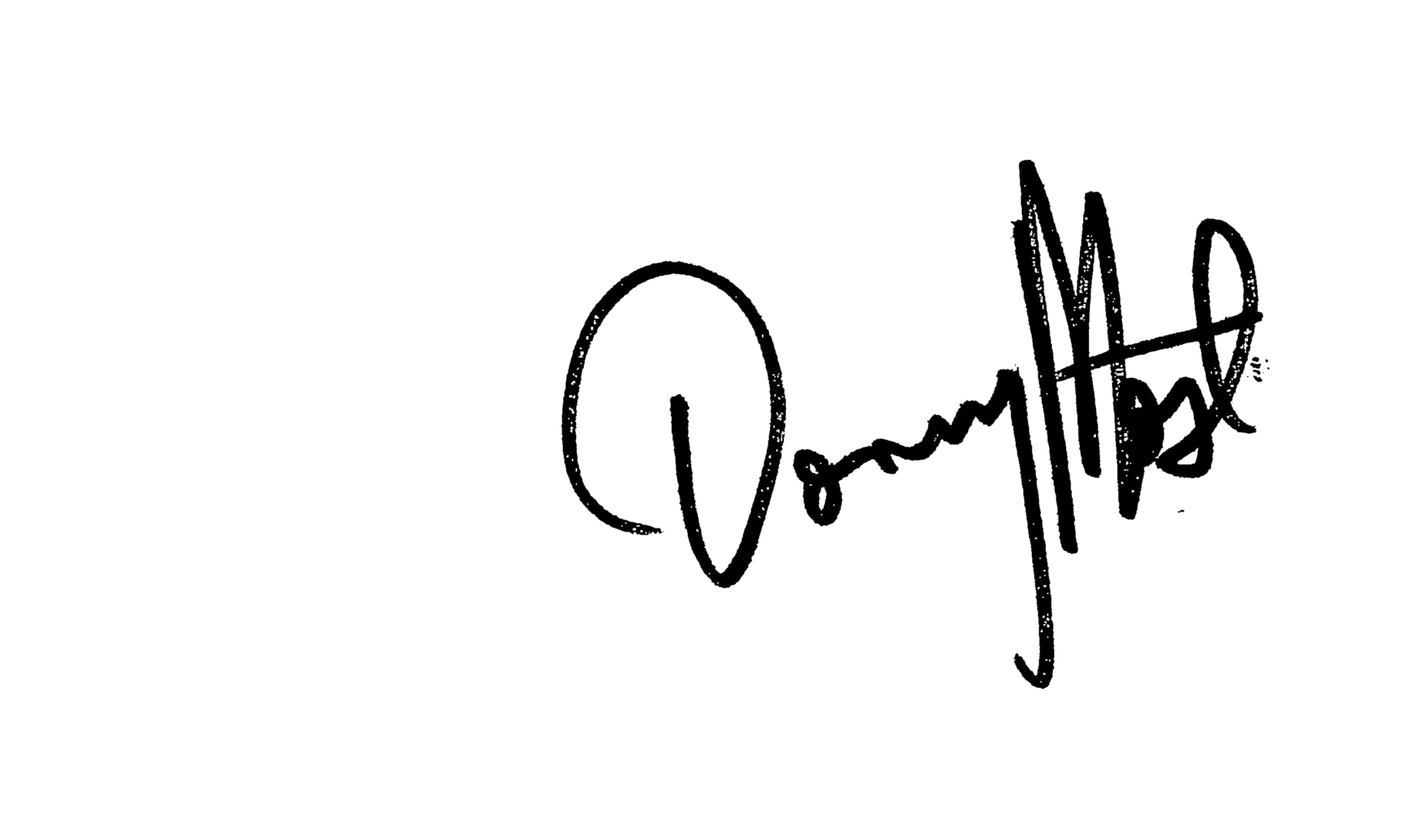 Don Most Happy Days Authentic Signed 3x5 Index Card Autographed BAS #BL96335