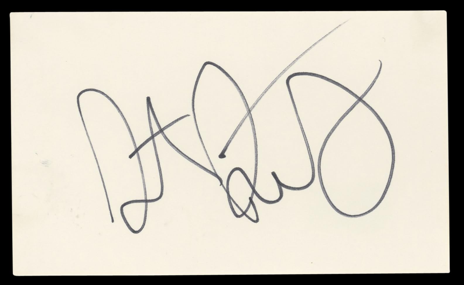 Steve Guttenberg Police Academy Authentic Signed 3x5 Index Card BAS #BL98480