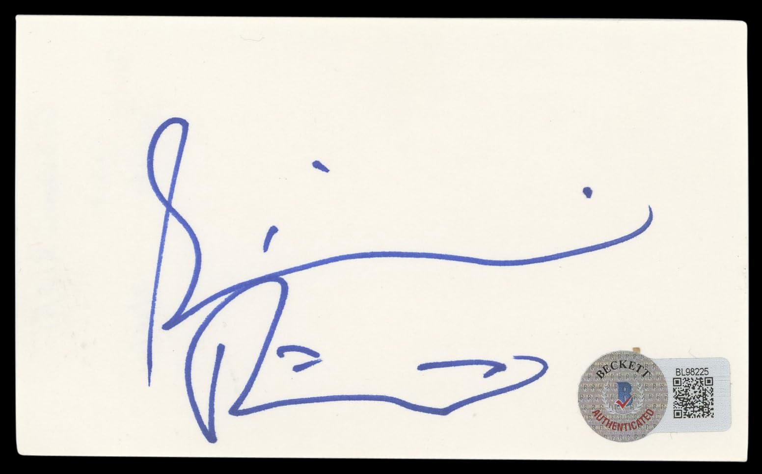 Giovanni Ribisi Gone in 60 Seconds Authentic Signed 3x5 Index Card BAS #BL98225