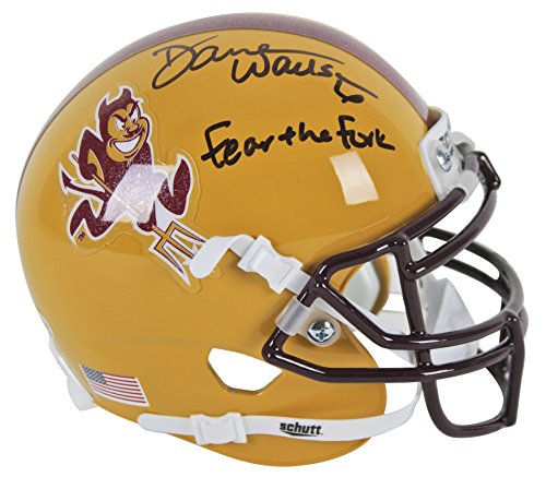 ASU Darren Woodson "Fear The Fork" Authentic Signed Mini Helmet BAS Witnessed