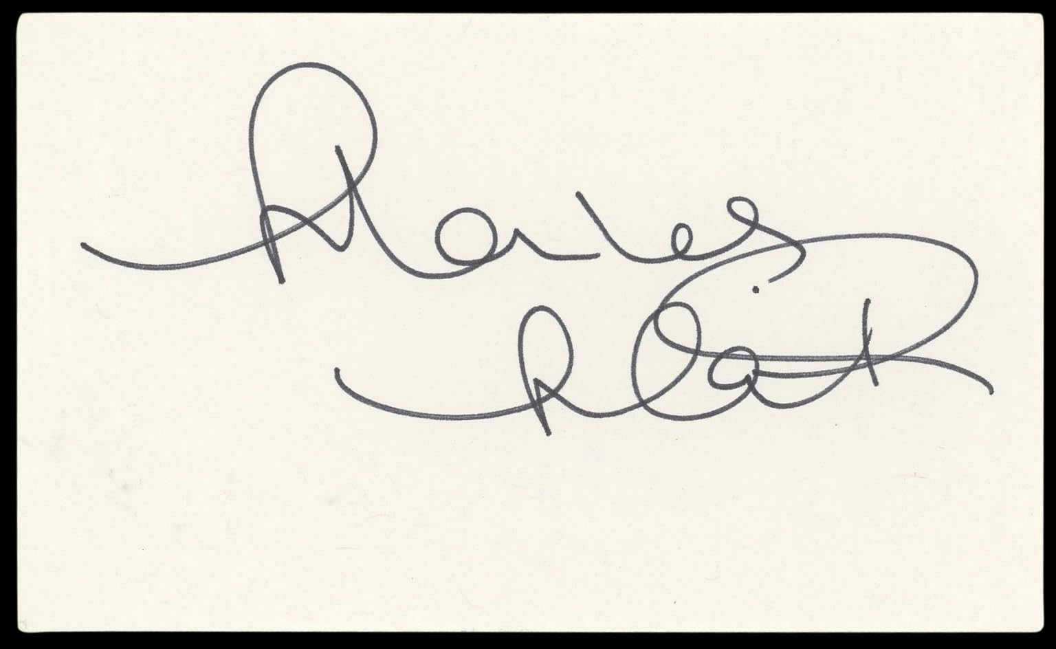 Marlee Matlin Children of a Lesser God Signed 3x5 Index Card BAS #BL98619