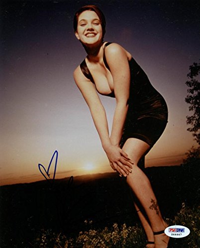 Drew Barrymore Sexy Signed Authentic 8X10 Photo Autographed PSA/DNA #X44447