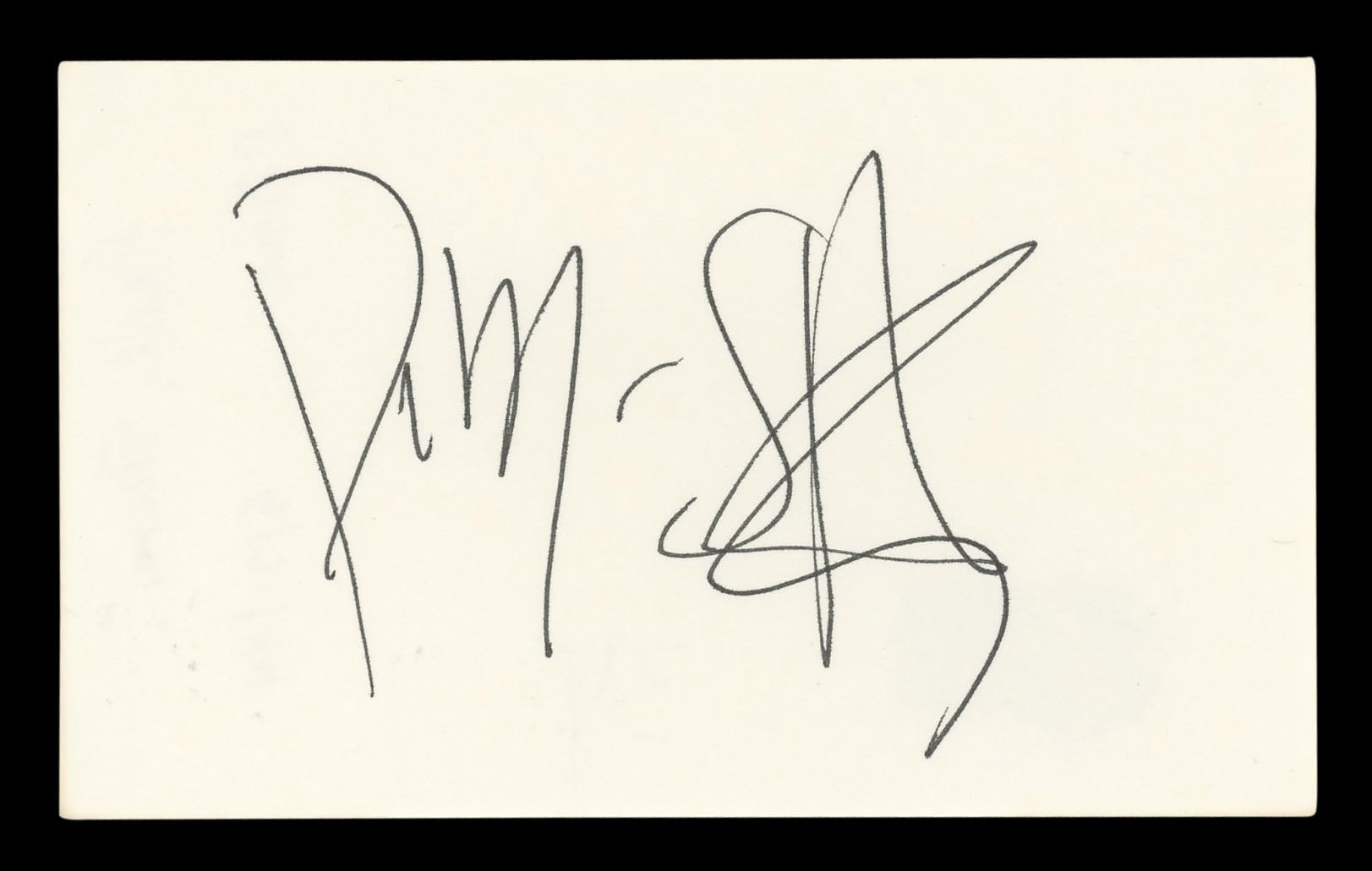 Pauly Shore Son in Law Authentic Signed 3x5 Index Card Autographed BAS #BL96632
