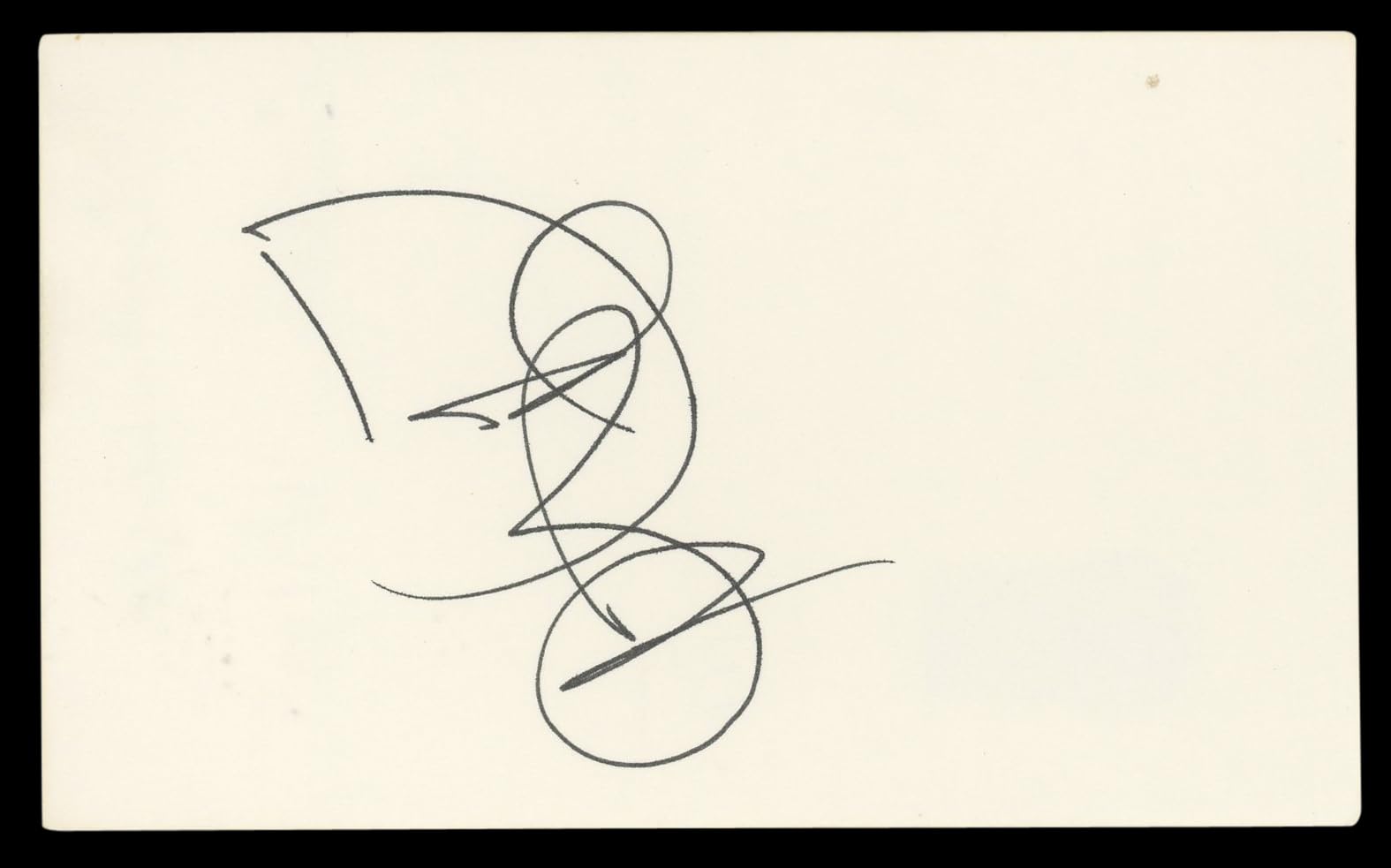 Diedrich Bader Napoleon Dynamite Authentic Signed 3x5 Index Card BAS #BL96946