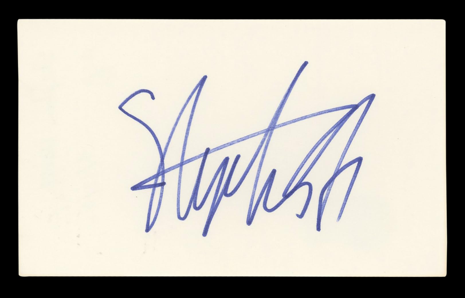 Stephen Dorff Blade Authentic Signed 3x5 Index Card Autographed BAS #BL96703