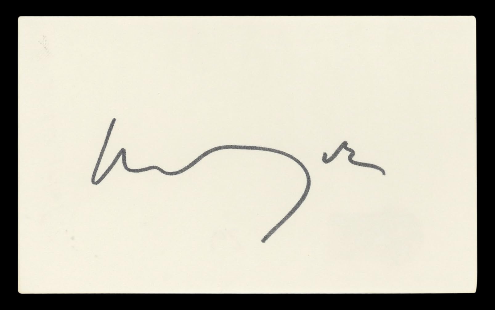Michael York Romeo + Juliet Authentic Signed 3x5 Index Card BAS #BL96743