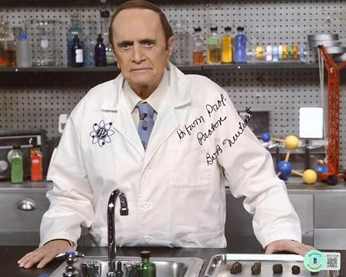 Bob Newhart Big Bang Theory "From Prof. Proton" Signed 8x10 Photo BAS #BE07295