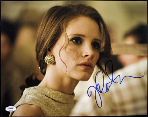 Jessica Chastain The Help Signed Authentic 11X14 Photo Autograph PSA/DNA #S85983