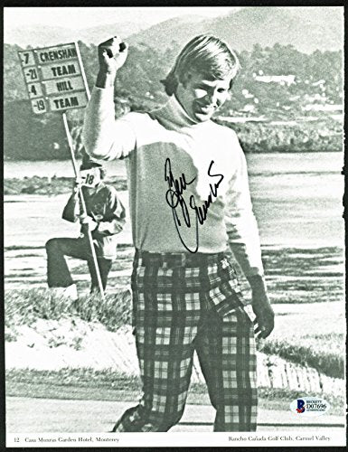 Ben Crenshaw Authentic Signed 85x11 Magazine Page Autographed BAS #D07696