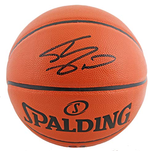 Lakers Shaquille O'Neal Signed Game Ball Series Basketball w/ Black SIg BAS