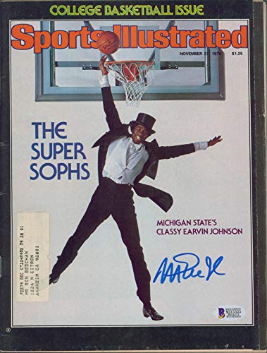 Lakers Magic Johnson Signed Nov. 1978 Sports Illustrated Magazine BAS #MJ15325