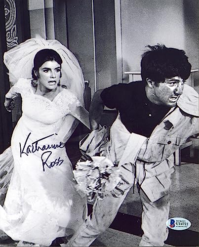 Katharine Ross The Graduate Signed 8x10 Black & White Photo BAS #U14722