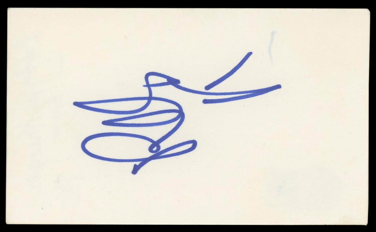 Robby Krieger The Doors Authentic Signed 3x5 Index Card Autographed BAS #BM56965