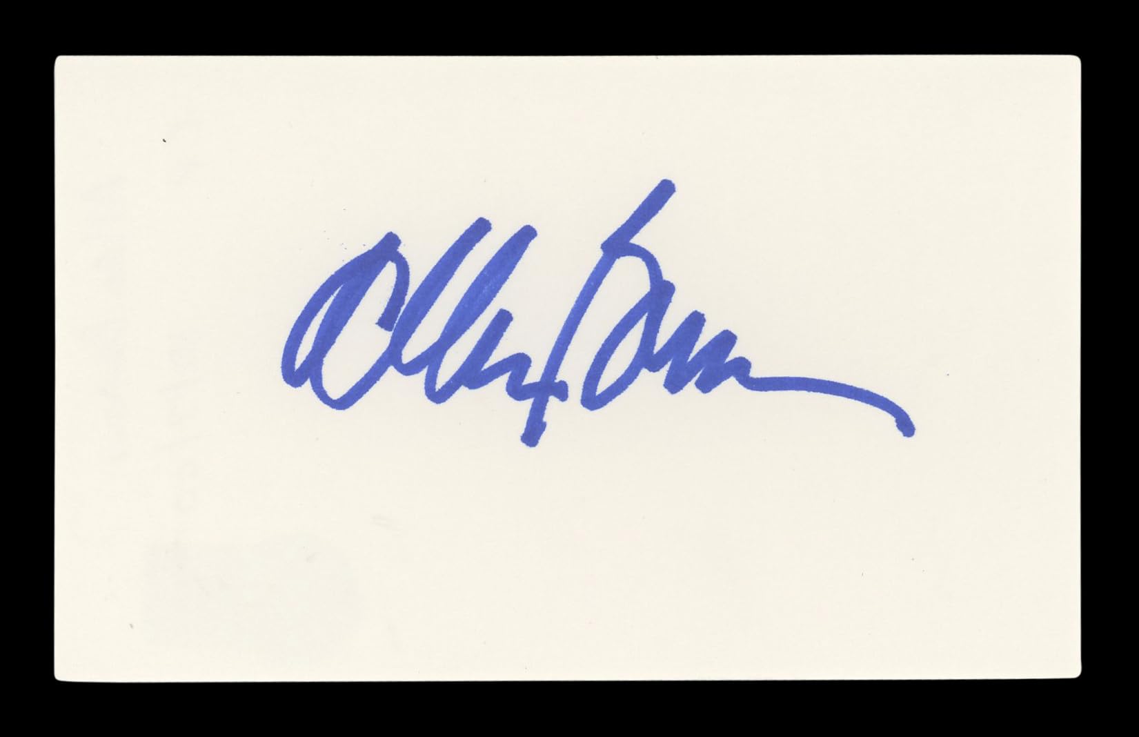Allan Burns The Mary Tyler Moore Show Signed 3x5 Index Card BAS #BM57029