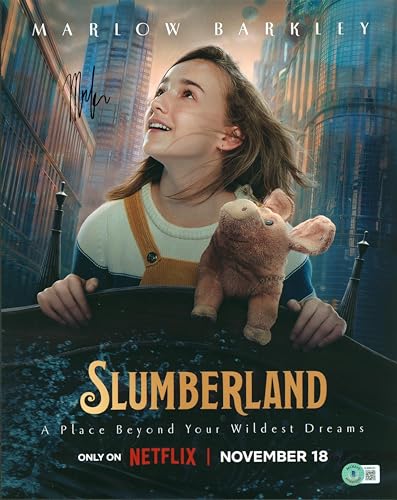 Marlow Barkley Slumberland Authentic Signed 11x14 Photo BAS #NJ084531