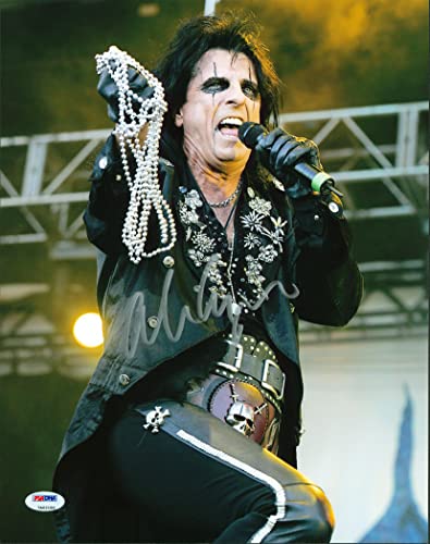 Alice Cooper Authentic Signed 11x14 Photo Autographed PSA/DNA #7A02184