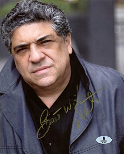 Vincent Pastore The Sopranos Authentic Signed 8X10 Photo Autographed BAS #B13022