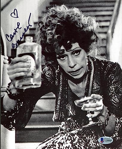 Carol Burnett Authentic Signed 8x10 Black & White Photo Autographed BAS #Y30089