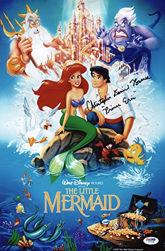 Christopher Daniel Barnes The Little Mermaid Signed 11x17 PSA/DNA #Y10328