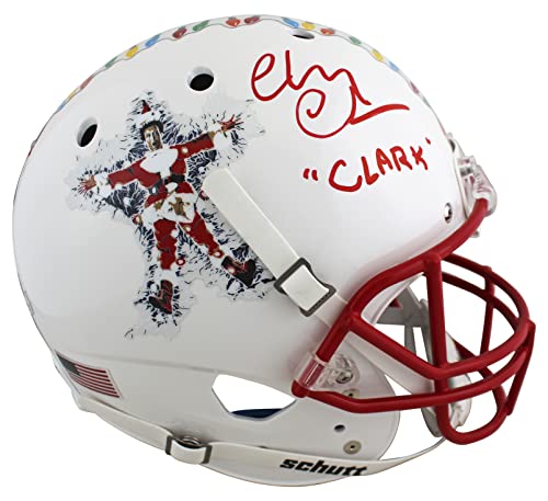 Chevy Chase Christmas Vacation "Clark" Signed Schutt Full Size Rep Helmet BAS