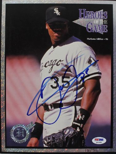 White Sox Frank Thomas Authentic Signed 171/700 Magazine PSA/DNA #Q12358