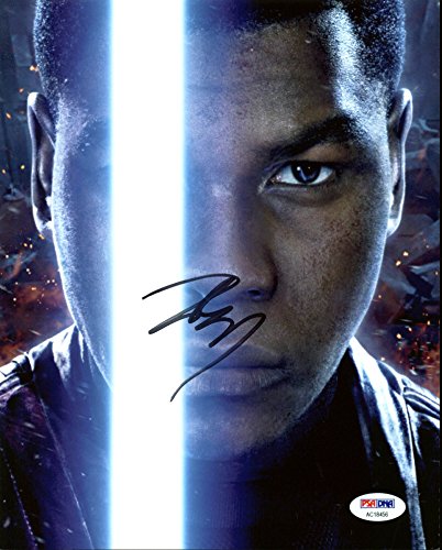 John Boyega Star Wars The Force Awakens Authentic Signed 8X10 Photo PSA #AC18456
