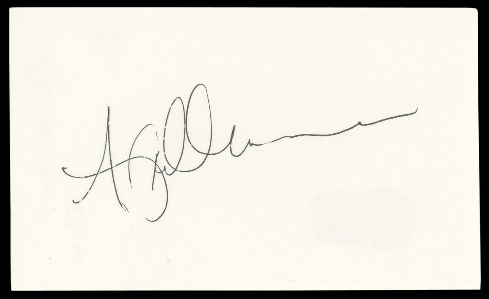 Apollonia Kotero Musician Signed 3x5 Index Card Autographed BAS #AD70401
