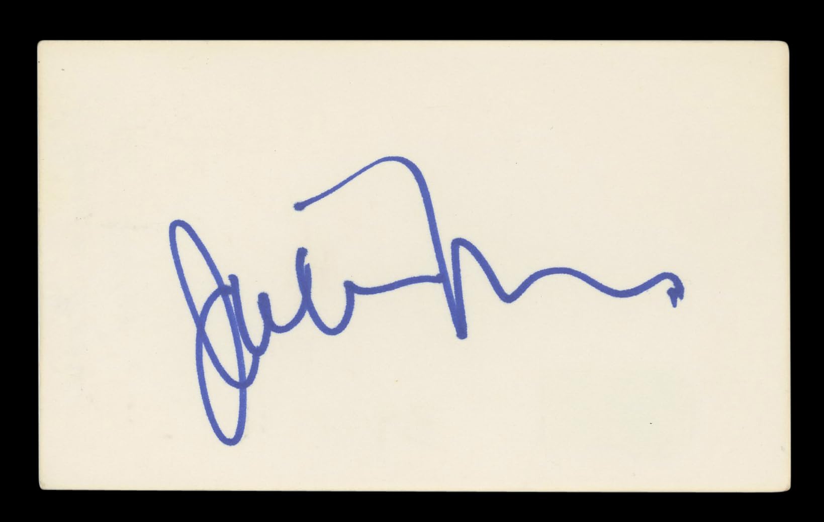 Julianne Moore Far From Heaven Authentic Signed 3x5 Index Card BAS #BL96570