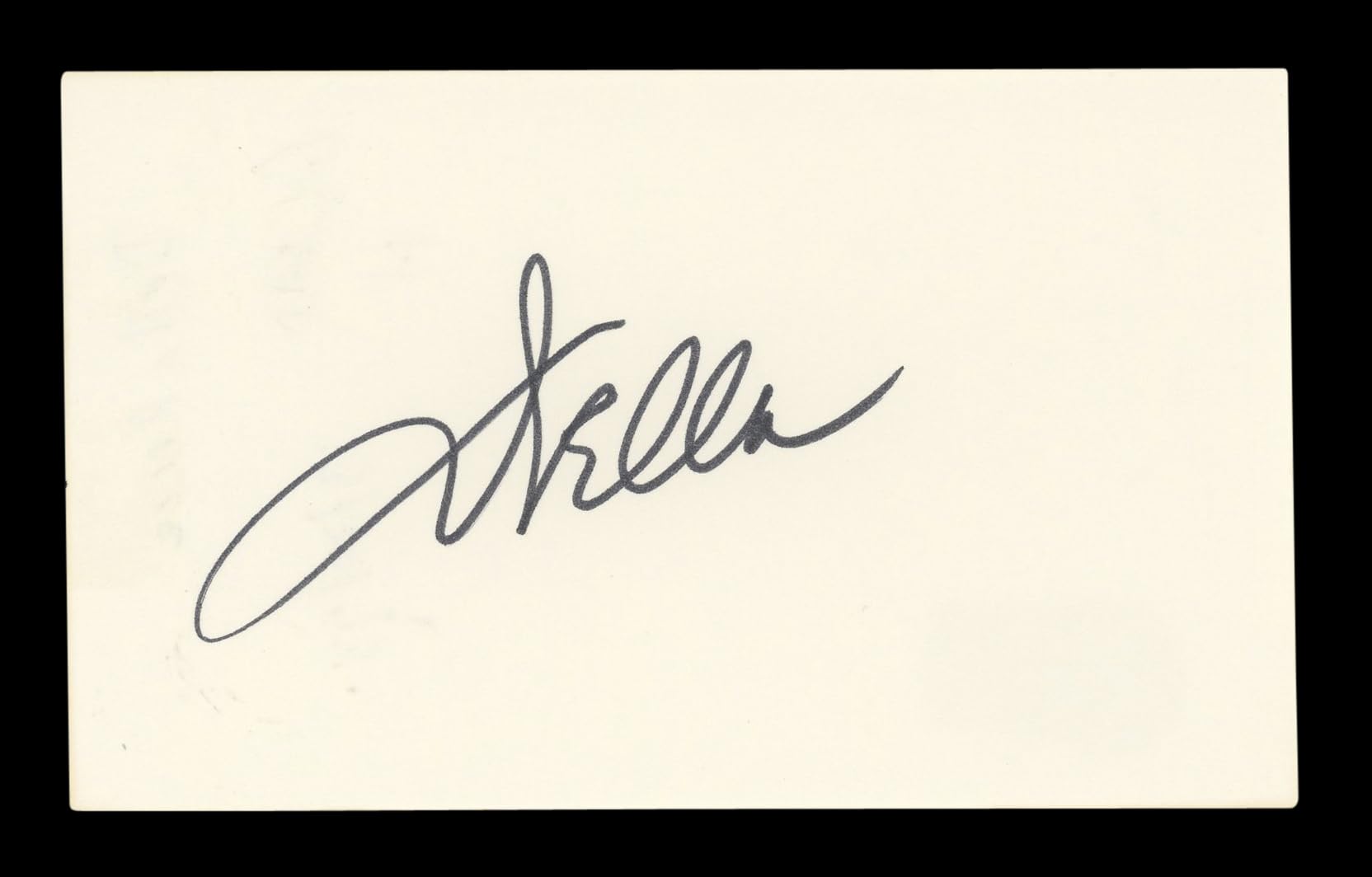 Della Reese Singer Authentic Signed 3x5 Index Card Autographed BAS #AD70271