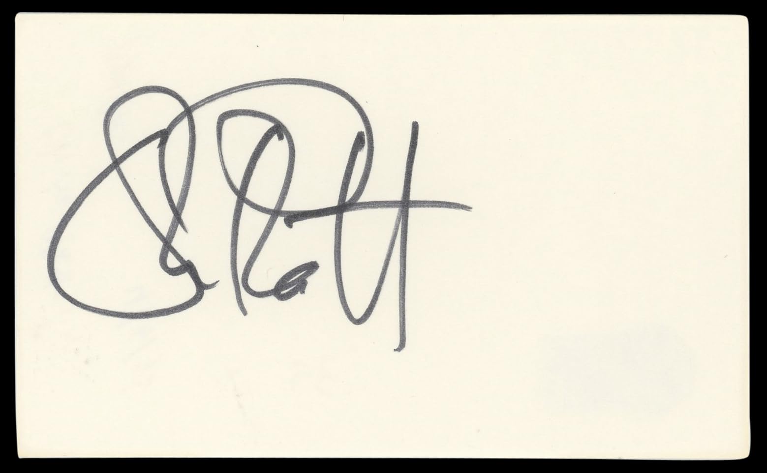 Oliver Platt The Bear Authentic Signed 3x5 Index Card Autographed BAS #BL96499