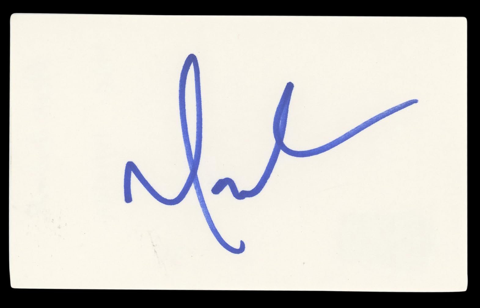 Mark McGrath Sugar Ray Authentic Signed 3x5 Index Card Autographed BAS #BL96380