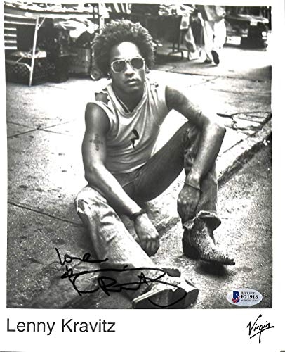 Lenny Kravitz Authentic Signed 8x10 Virgin Music Promotional Photo BAS #F21916