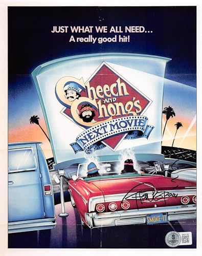 Tommy Chong Cheech & Chong's Next Movie Signed 8x10 Vertical Photo BAS 3