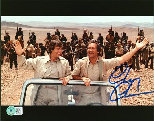 Chevy Chase Spies Like Us Authentic Signed 8x10 Jeep Photo BAS Witnessed