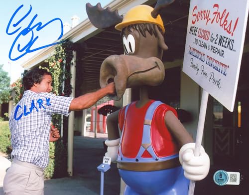 Chevy Chase Vacation "Clark" Authentic Signed 8x10 Photo BAS #1W385706