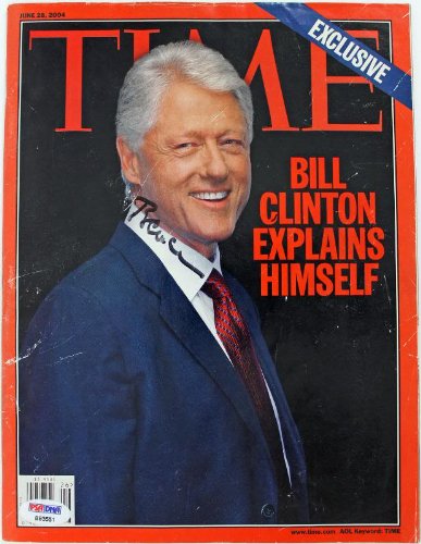 President Bill Clinton Authentic Signed 2004 Time Magazine PSA/DNA #B93551
