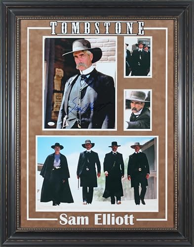 Sam Elliott Tombstone Authentic Signed 11x14 Framed Photo JSA #ar50884