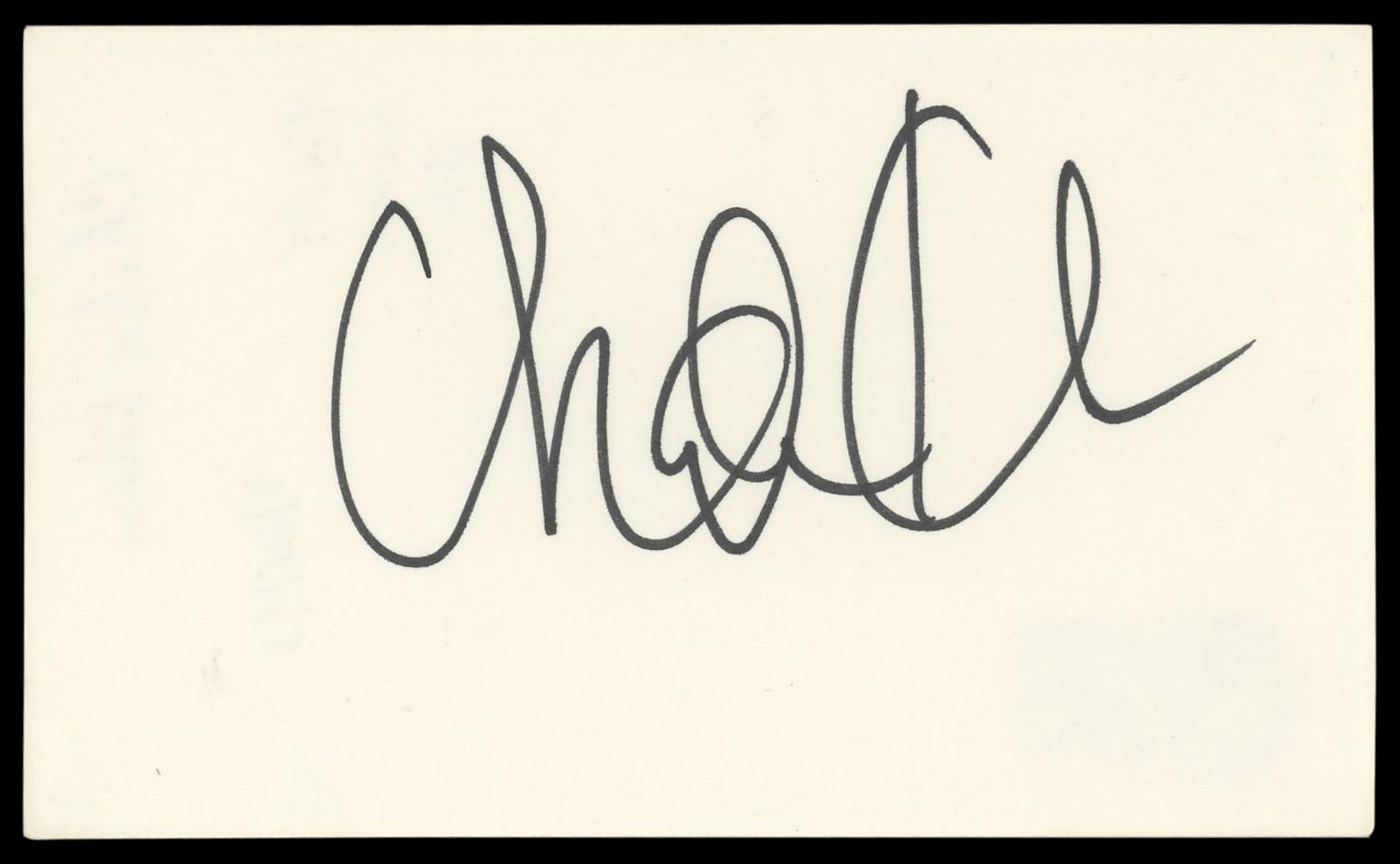 Chaka Khan The Blues Brothers Authentic Signed 3x5 Index Card BAS #BM56973