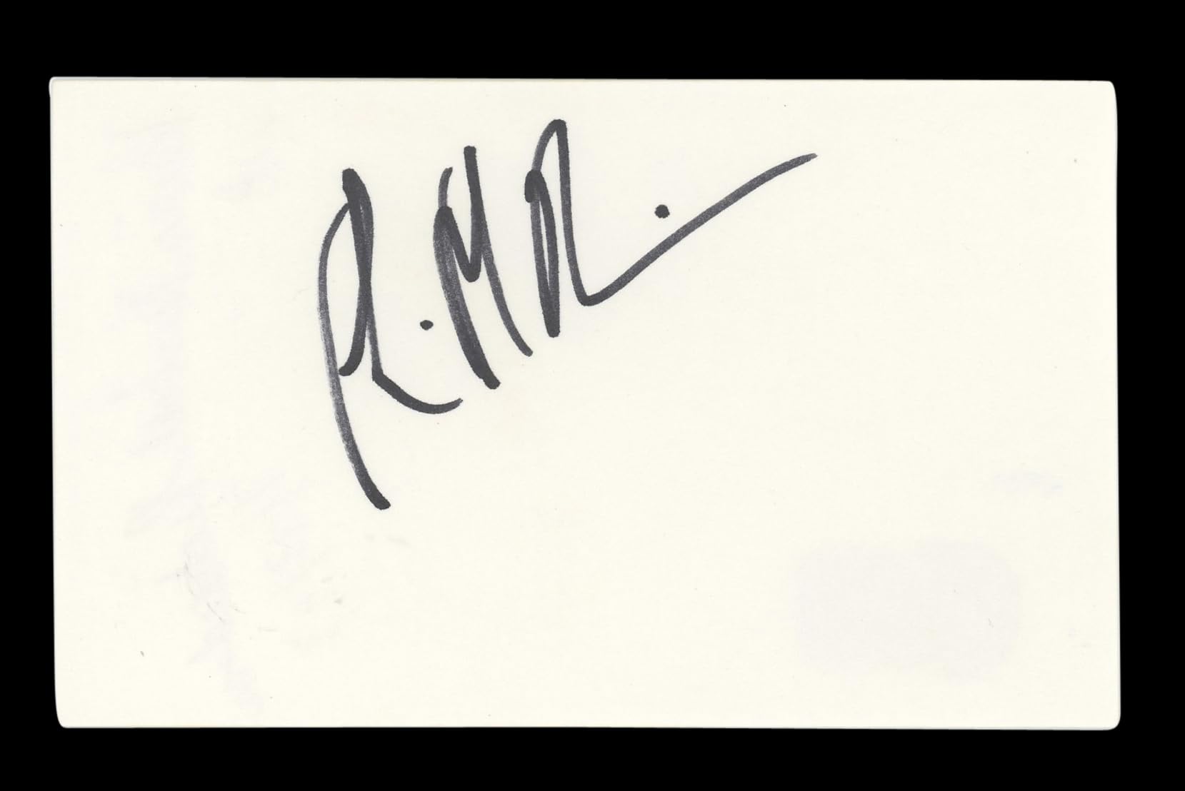 Kevin Michael Richardson Family Guy Authentic Signed 3x5 Index Card BAS #AD70260