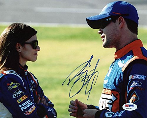 Ricky Stenhouse Jr. Nascar Signed Authentic 8X10 Photo W/ Danica PSA/DNA #X09097