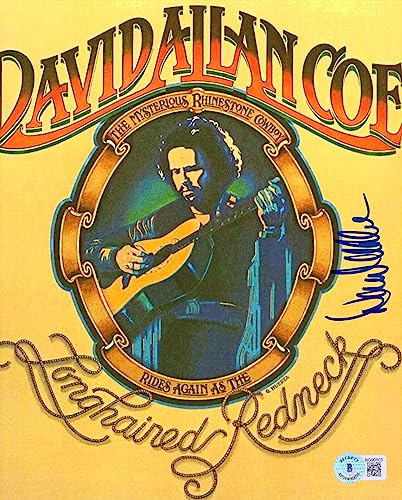 David Allan Coe Authentic Signed 8x10 Photo Autographed BAS #BG90803