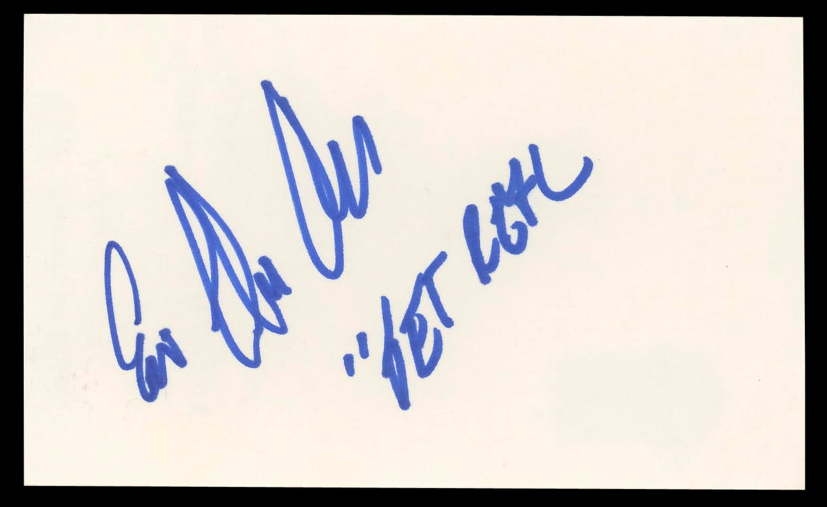 Eric Christian Olsen NCIS: Los Angeles Signed 3x5 Index Card BAS #BL98832
